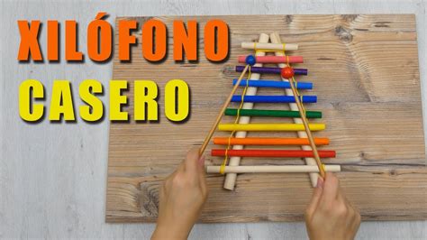 Cómo hacer un Xilófono infantil de madera casero YouTube