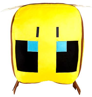 Minecraft Cuutopia Plush Pillow Bee Abeille 14 Inches EBay