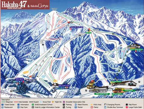 Hakuba Ski Trail Map - hakuba japan • mappery