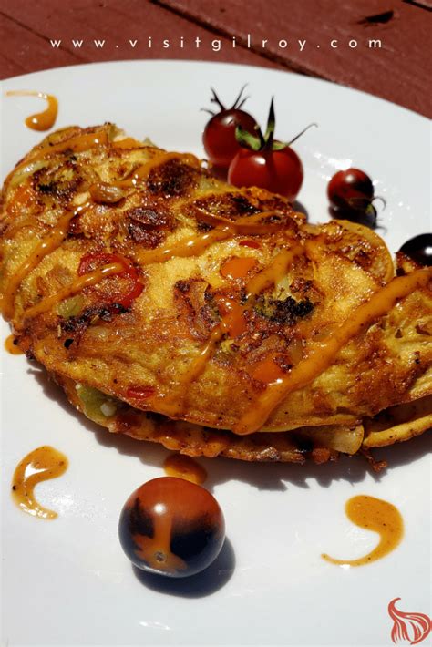 Garden Veggie & Garlic Omelet Recipe - Visit Gilroy