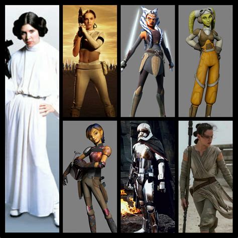 Star Wars Female Characters Costumes