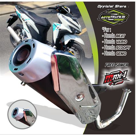 Jual Exhaust Knalpot Copy Cms Standar Racing Honda Vario Beat Scoopy