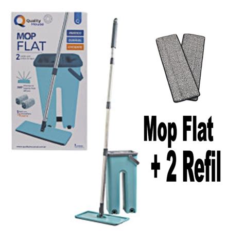 Rodo Flat Mop E Balde Lava E Seca Profissional Refil Shopee Brasil