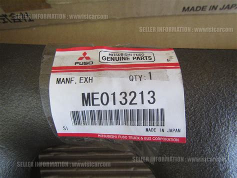 MITSUBISHI FUSO CANTER 4D31 MANIFOLD EXHAUST ME013213 Truck Parts