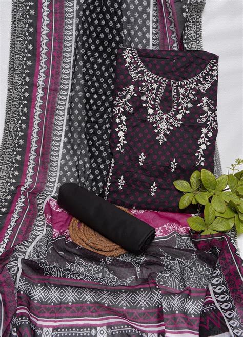 Bin Saeed Embroidered Lawn Suits Unstitched 3 Piece Bs22e Bs 169