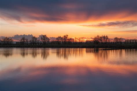 Západ Slunce Jezero Stromy Fotografie zdarma na Pixabay