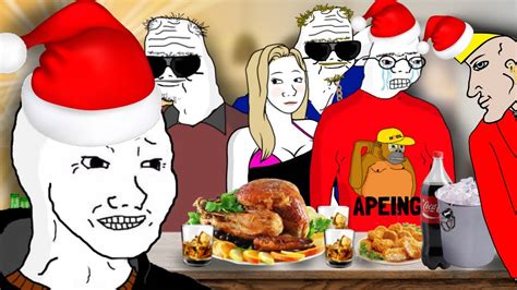 Wojak Doomer At Christmas Dinner Youtube