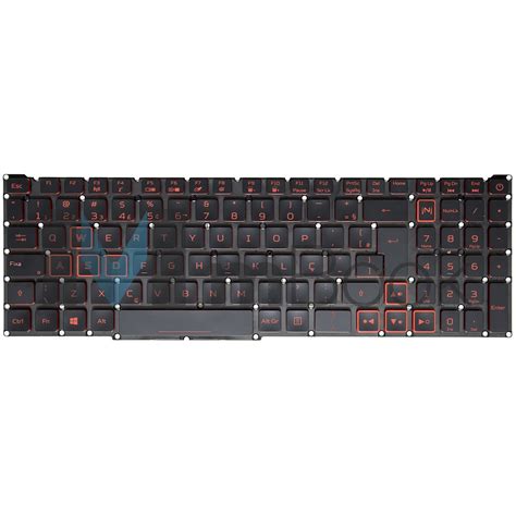 Teclado Para Acer Nitro An Ft Br Led