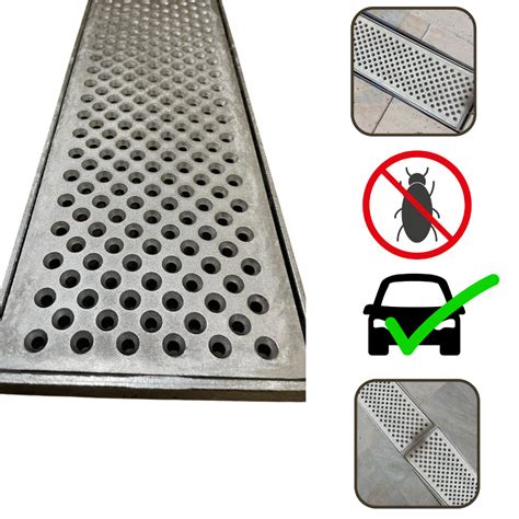 Ralo Linear Grelha Pluvial X Aluminio Anti Insetos Shopee Brasil