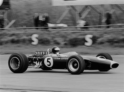 1967 Silverstone British Gp Jim Clark Lotus Ford Type 49 Lotus