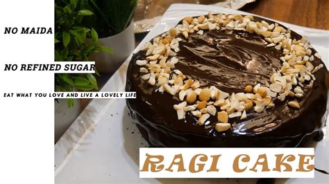 Ragi Chocolate Cake Healthy And Tasty Finger Millet Cake No Maida