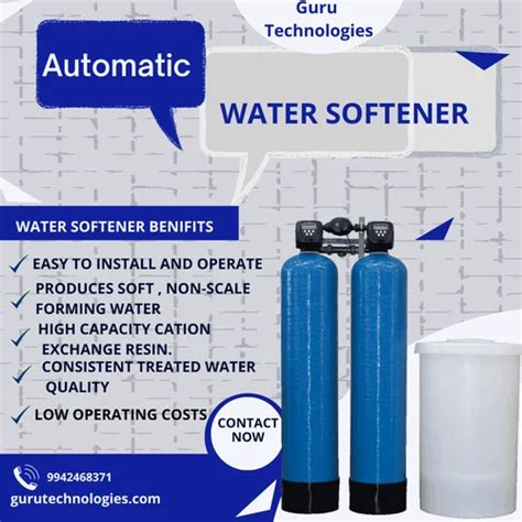 Lph Automatic Water Softener System For Industrial At Rs In