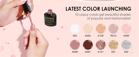 Ysuvin Vernis Semi Permanent Couleur Naturel Nude Beige Rose