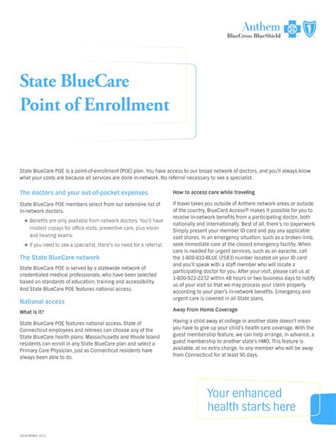 Fillable Online State Bluecare Fax Email Print Pdffiller