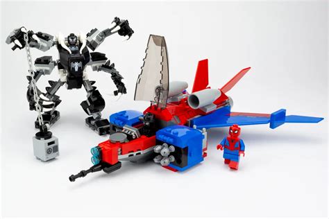 LEGO Marvel Spider-Man Spider-Jet Vs Venom Mech 76150 Superhero Gift ...