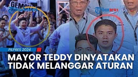 Mayor Teddy Ajudan Prabowo Subianto Dinyatakan Tidak Langgar Aturan