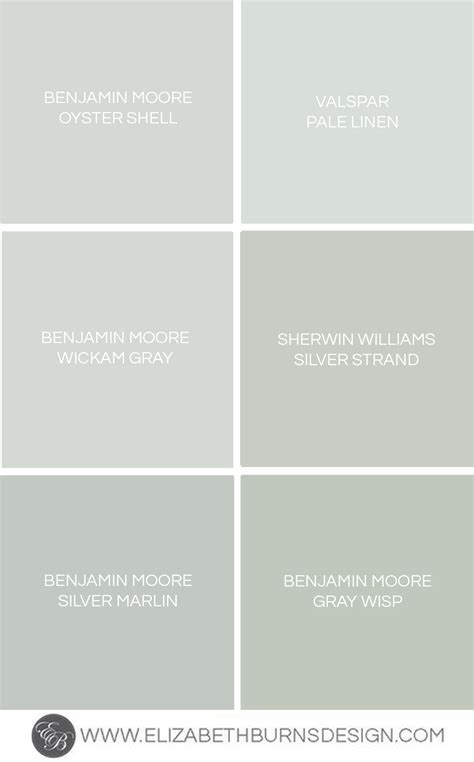 Gray Blue Green Shades | Paint Colors — Elizabeth Burns Design, Raleigh NC Interior Designer