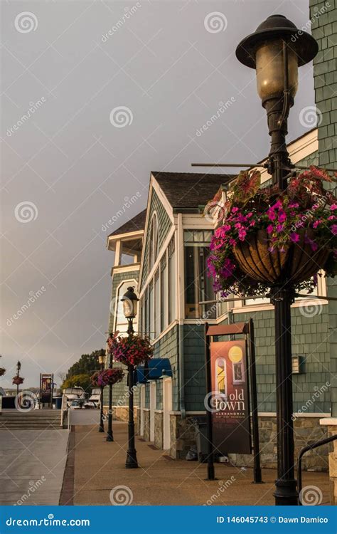 Waterfront Historic Alexandria Virginia On The Potomac River Usa