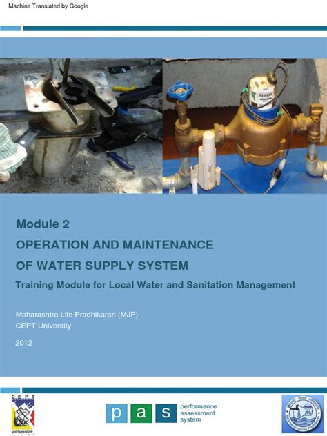 Module_2 Operation_maintenance of water supply system | Download Free ...