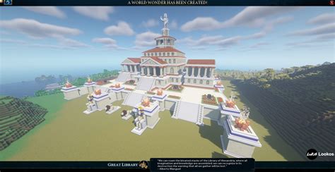 Great Library From Civ 6 In Minecraft Rciv