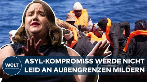 Eu Asylreform Sorgt F R Kritik Gr Nen Wollen Nachbessern Auch Union