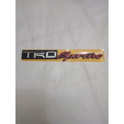 Jual Emblem Tulisan Merek Trd Sportivo Original Shopee Indonesia