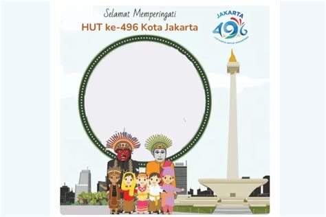 11 Link Twibbon Terbaru Hari Jadi Kota Jakarta Ke 496 Desain Terbaik