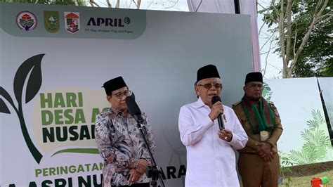 Apdesi Minta 10 Persen Apbn Maruf Amin Pemerintah Sudah Kasih Lebih