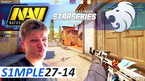 S1mple 27 14 NaVi Vs North Inferno CS GO SL I League StarSeries