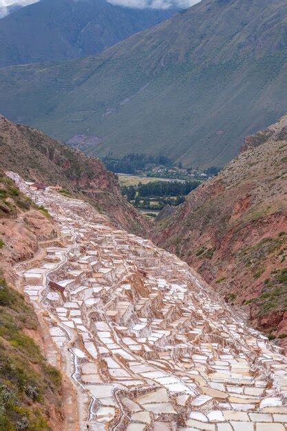 Premium Photo View Of The Natural Salt Pools In Las Salineras De