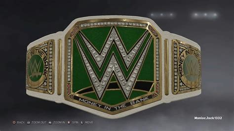 Money In The Bank Championship Wwe Belts Wwe Women S Championship