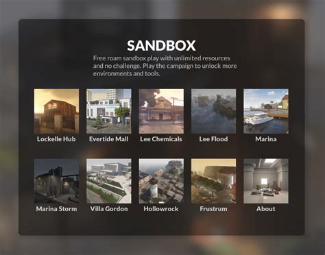 Sandbox Mod - Includes 10 Campaign Maps for Sandbox, Free to Explore with Unlimited Ammo ...