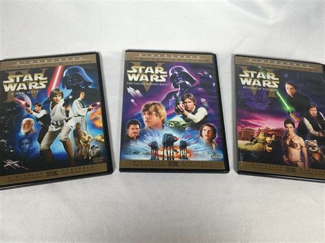 Star Wars Limited Edition Original Theatrical Unaltered Trilogy Dvd Set