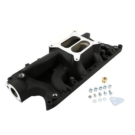 Arc Pc Bk Small Block Ford Dual Plane Air Gap Black Intake