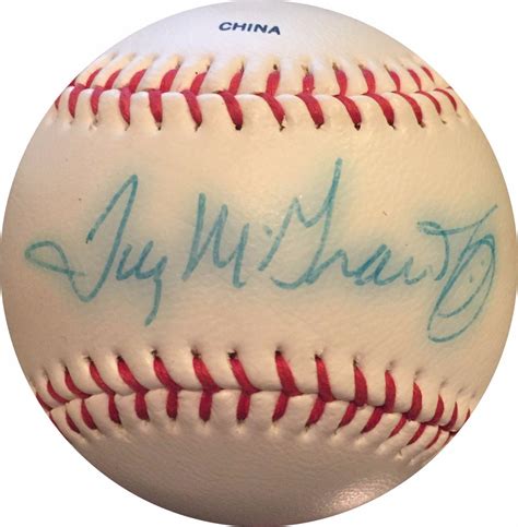 Tug Mcgraw Signed Baseball Autographed Mlb Baseballs