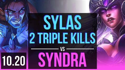 Sylas Vs Syndra Mid Triple Kills Rank Sylas Legendary Na