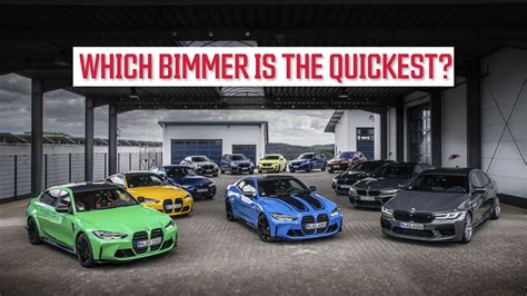 Every Bmw M Model Ranked By Its Mph Time