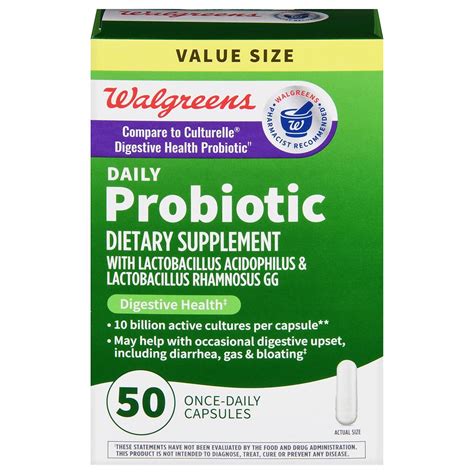 Walgreens Daily Probiotic Capsules Walgreens