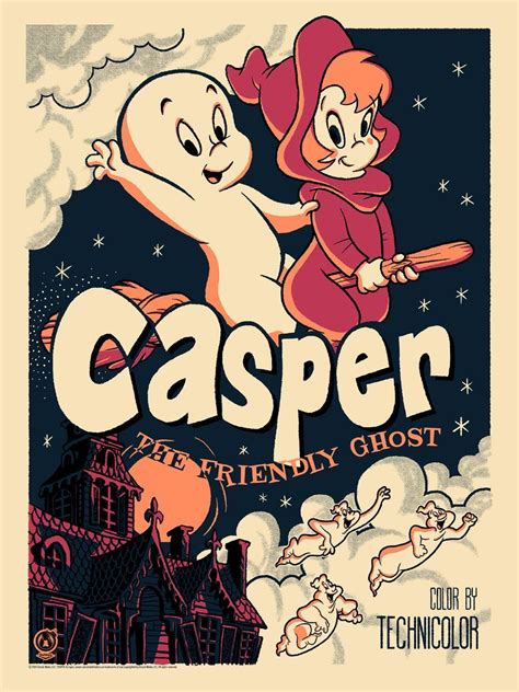 Casper The Friendly Ghost Vintage Variant Retro Wallpaper Wallpapers Vintage Cute Wallpapers