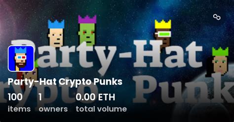 Party Hat Crypto Punks Collection Opensea