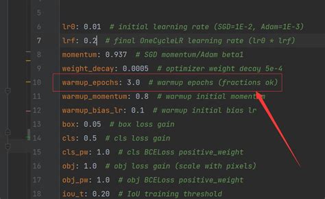 Yolov5 5 Training Warm Up WARMUP Setting Programmer Sought
