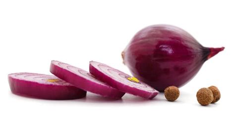 Premium Photo | Purple onion isolated