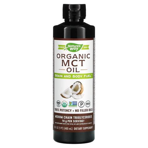 Nature S Way Organic MCT Oil 16 Fl Oz 480 Ml Singapore