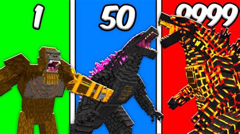 Qual A Kaiju Godzilla Mais Forte Do Minecraft Youtube