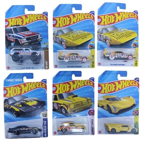 Hot Wheels 2025 Mainline Kitt Plymouth Superbird Cardillac Project Gtp Chevy Blazer Chevy