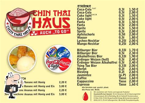 Chin Thai Haus Hadamar Speisekarte Preise Und Bewertungen