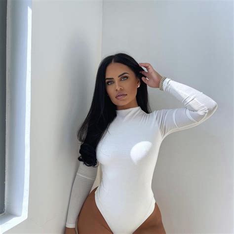 Naked Wardrobe Women S White Bodysuit Depop