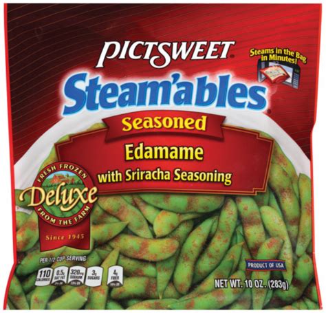 Pictsweet Farms Steam Ables Edamame With Sriracha Seasoning 10 Oz