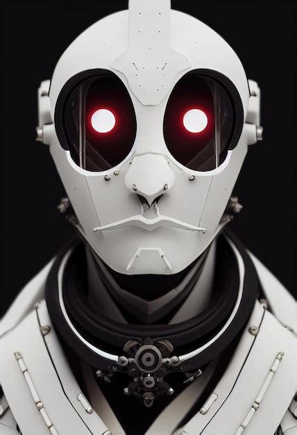 Premium Photo Portrait Of A Futuristic Robot An Artistic Abstract