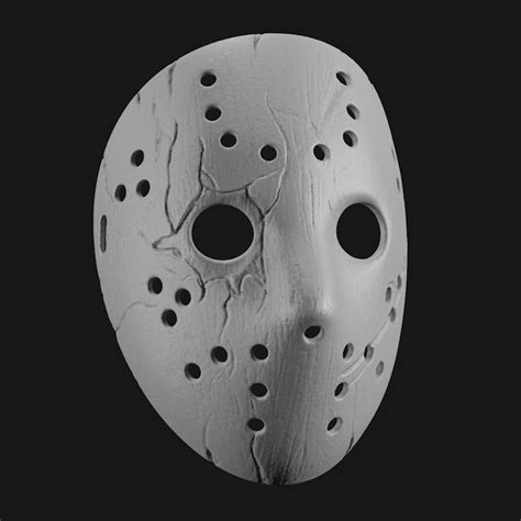 Jason Hockey Mask 3d Printing Model Stl